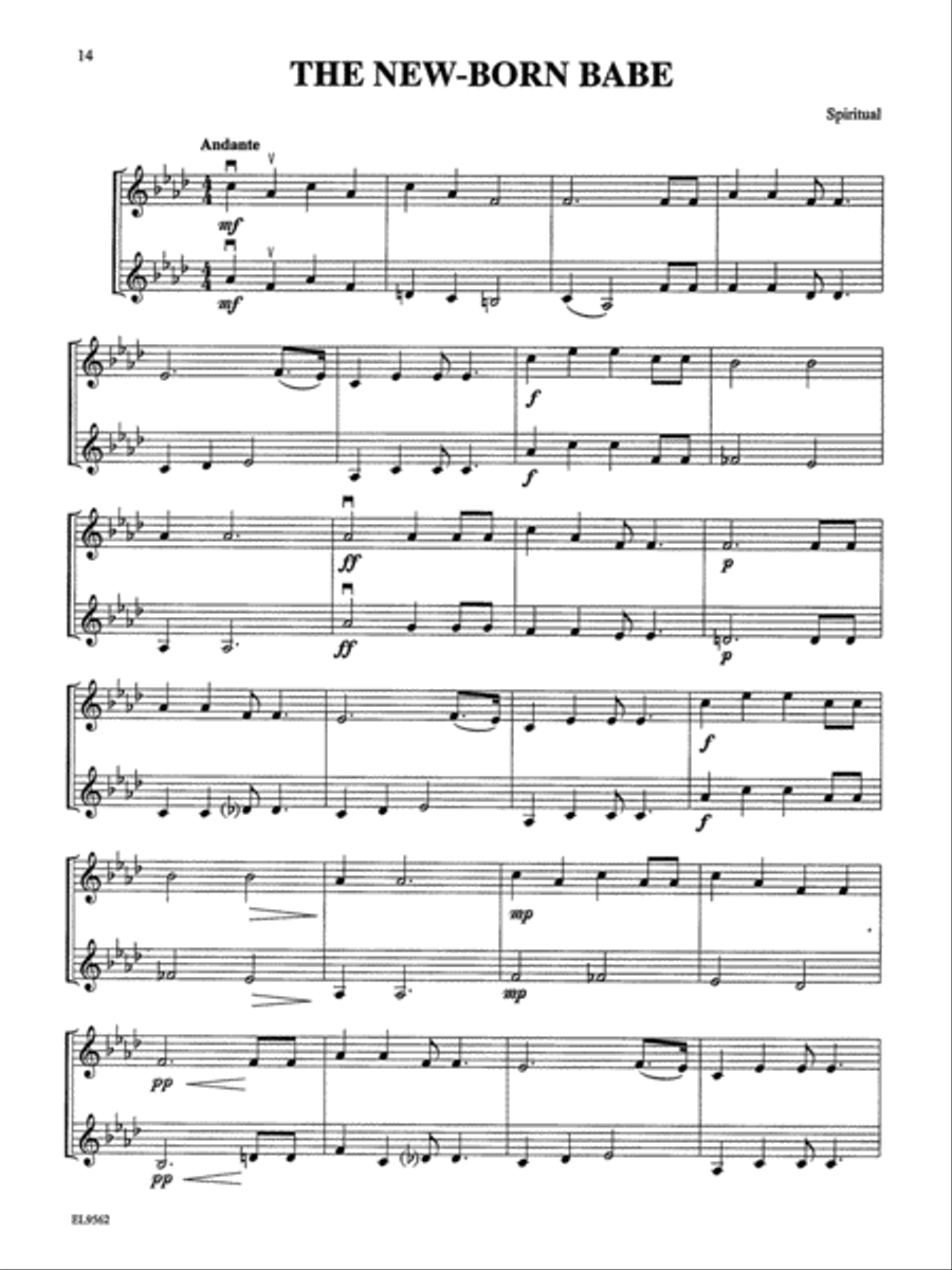 Christmas Duets for All (Holiday Songs from Around the World) Small Ensemble scores gallery preview page 4