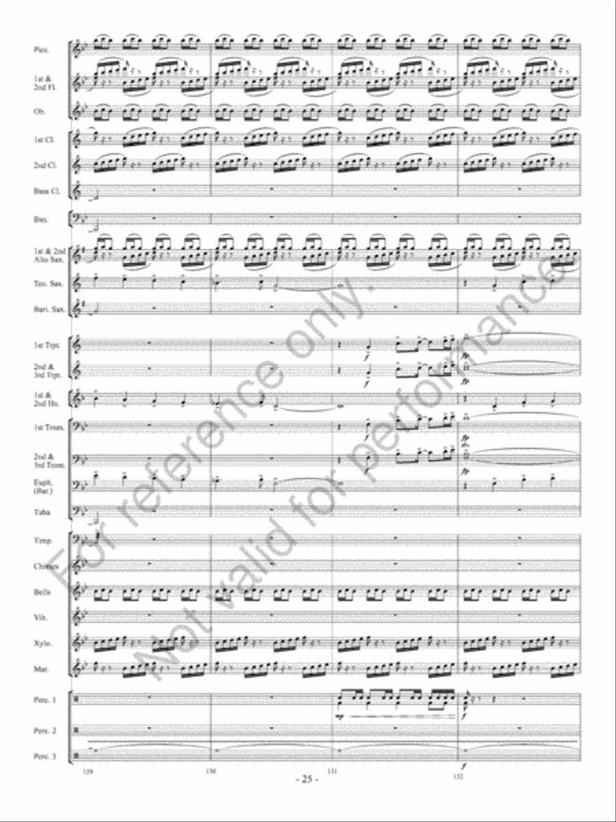 Sunscapes Sunscapes Concert Band scores gallery preview page 26