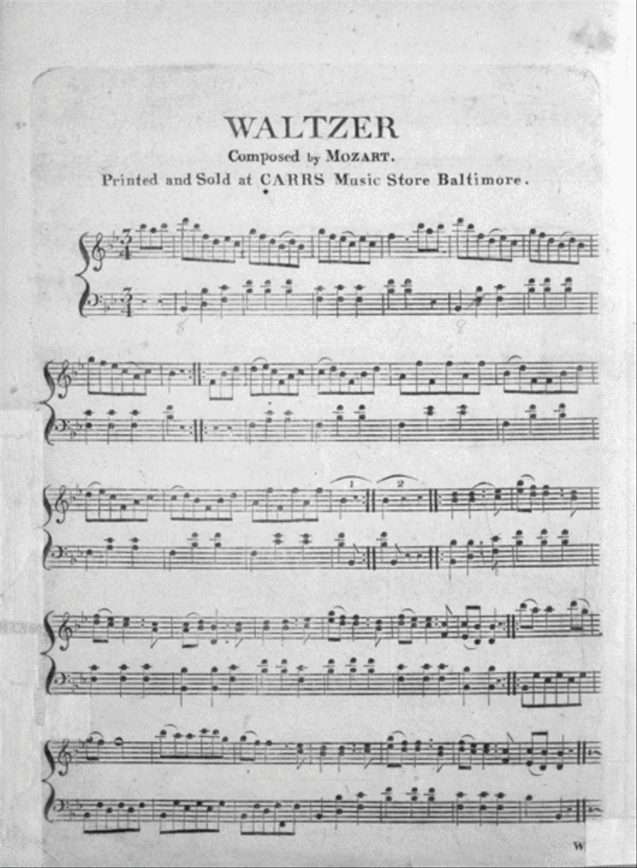 Waltzer Flute Solo scores gallery preview page 1