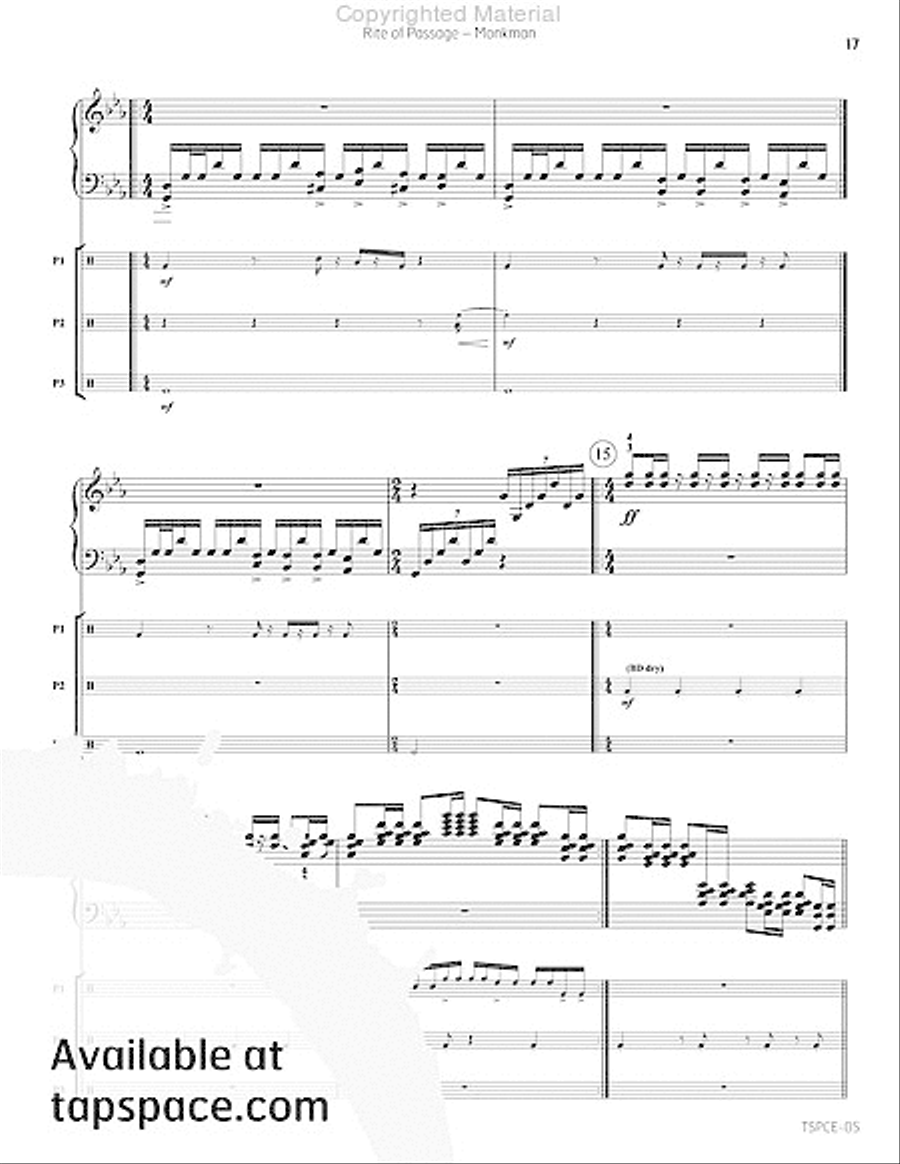 Rite of Passage Rite of Passage Percussion Ensemble scores gallery preview page 20