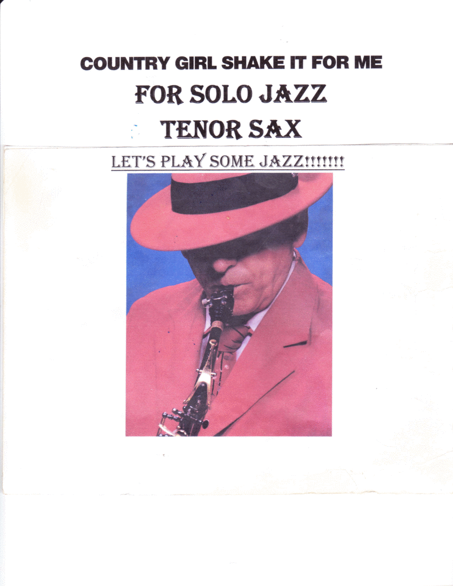 Country Girl (shake It For Me) Tenor Saxophone scores gallery preview page 1