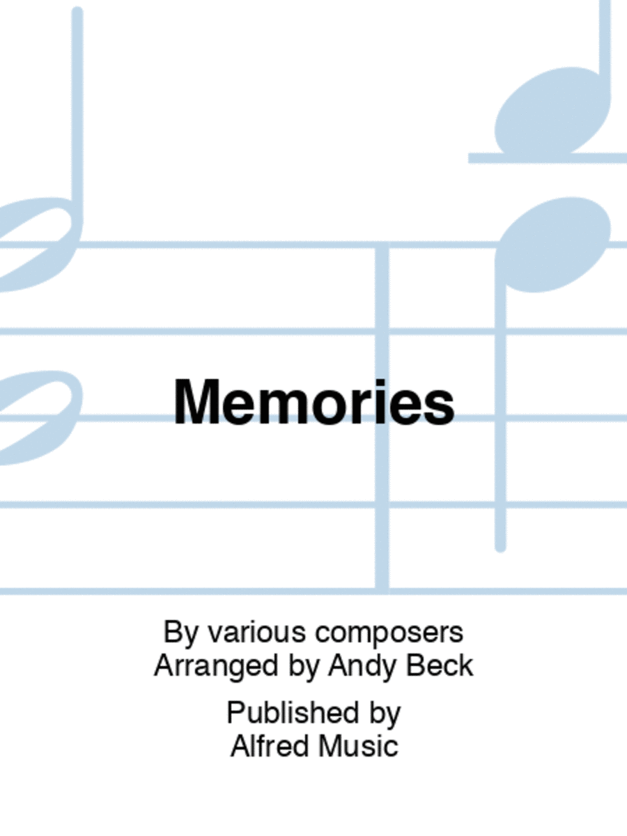 Memories Choir scores gallery preview page 1