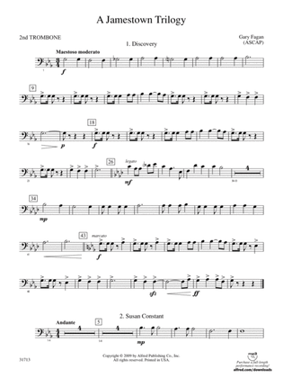 A Jamestown Trilogy: 2nd Trombone