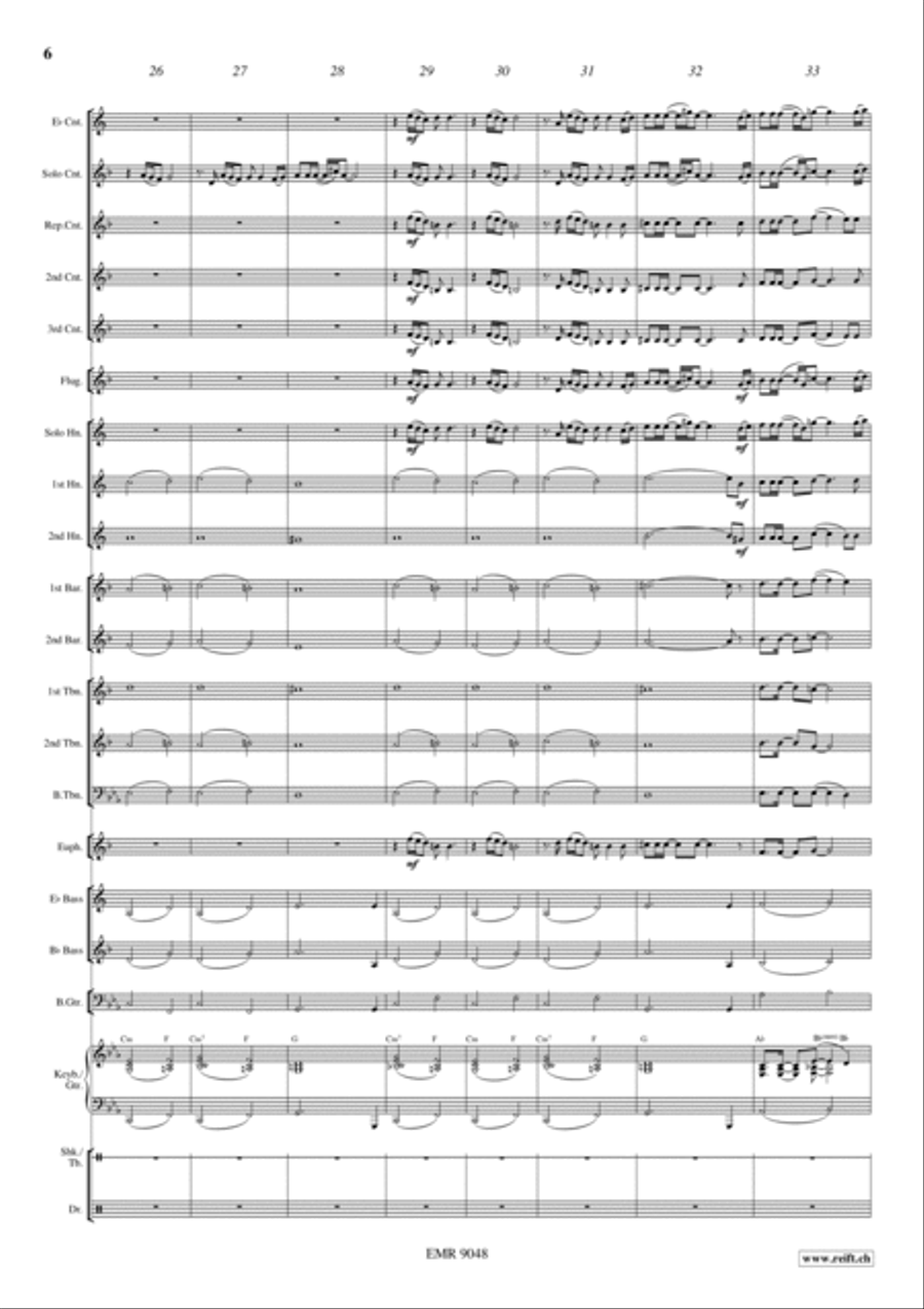 Earth Song Brass Band scores gallery preview page 7