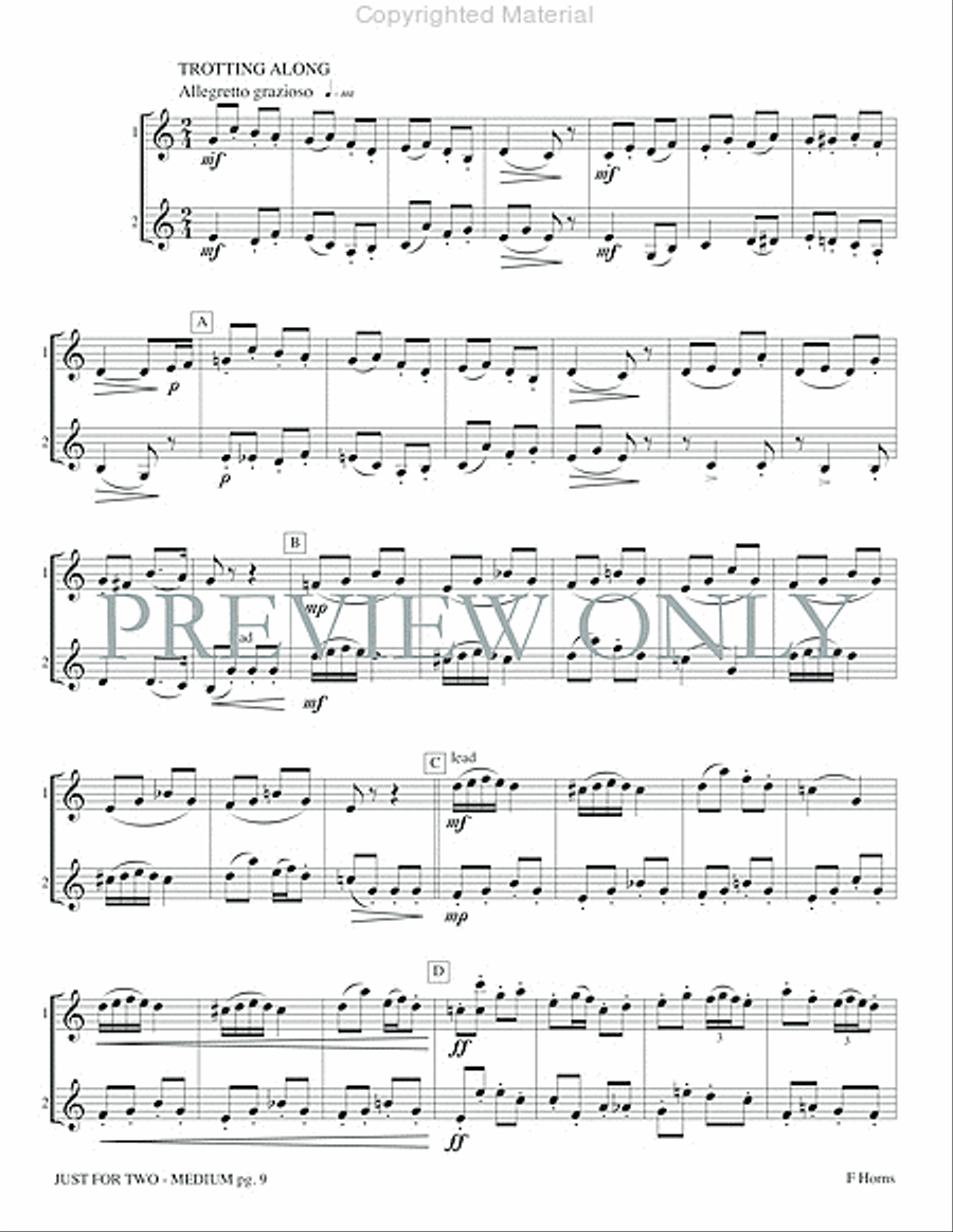 Just for Two Medium Just for Two Medium Small Ensemble scores gallery preview page 11