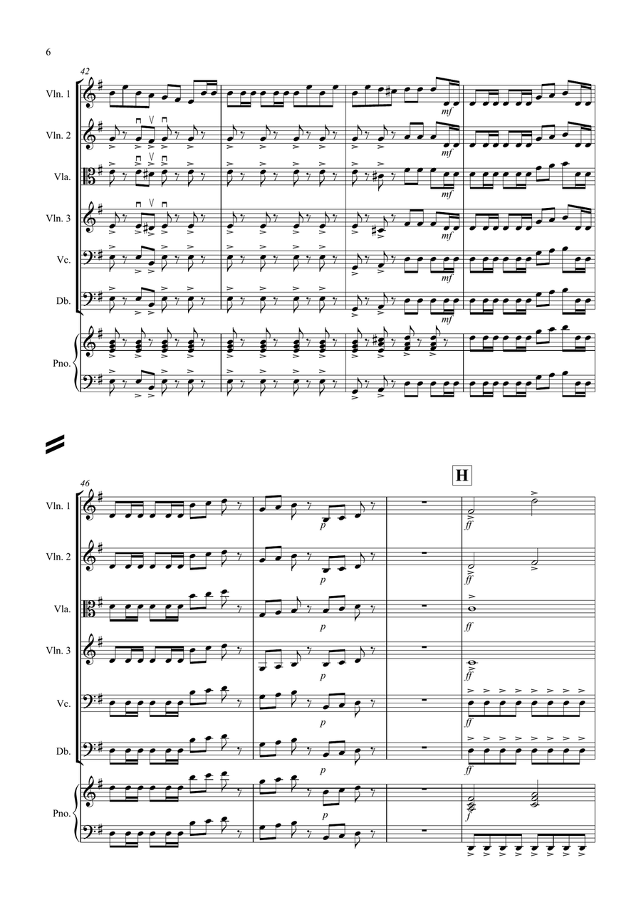 William Tell Overture for String Orchestra String Orchestra scores gallery preview page 6