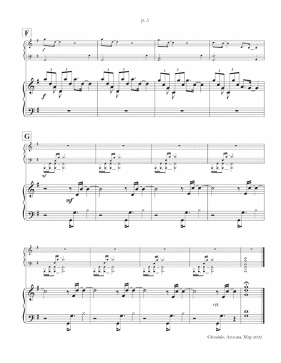 Elles Duet Harp scores gallery preview page 6