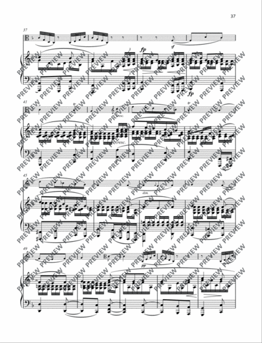 Fairy-Tale Picture No. 4 Piano Accompaniment scores gallery preview page 4