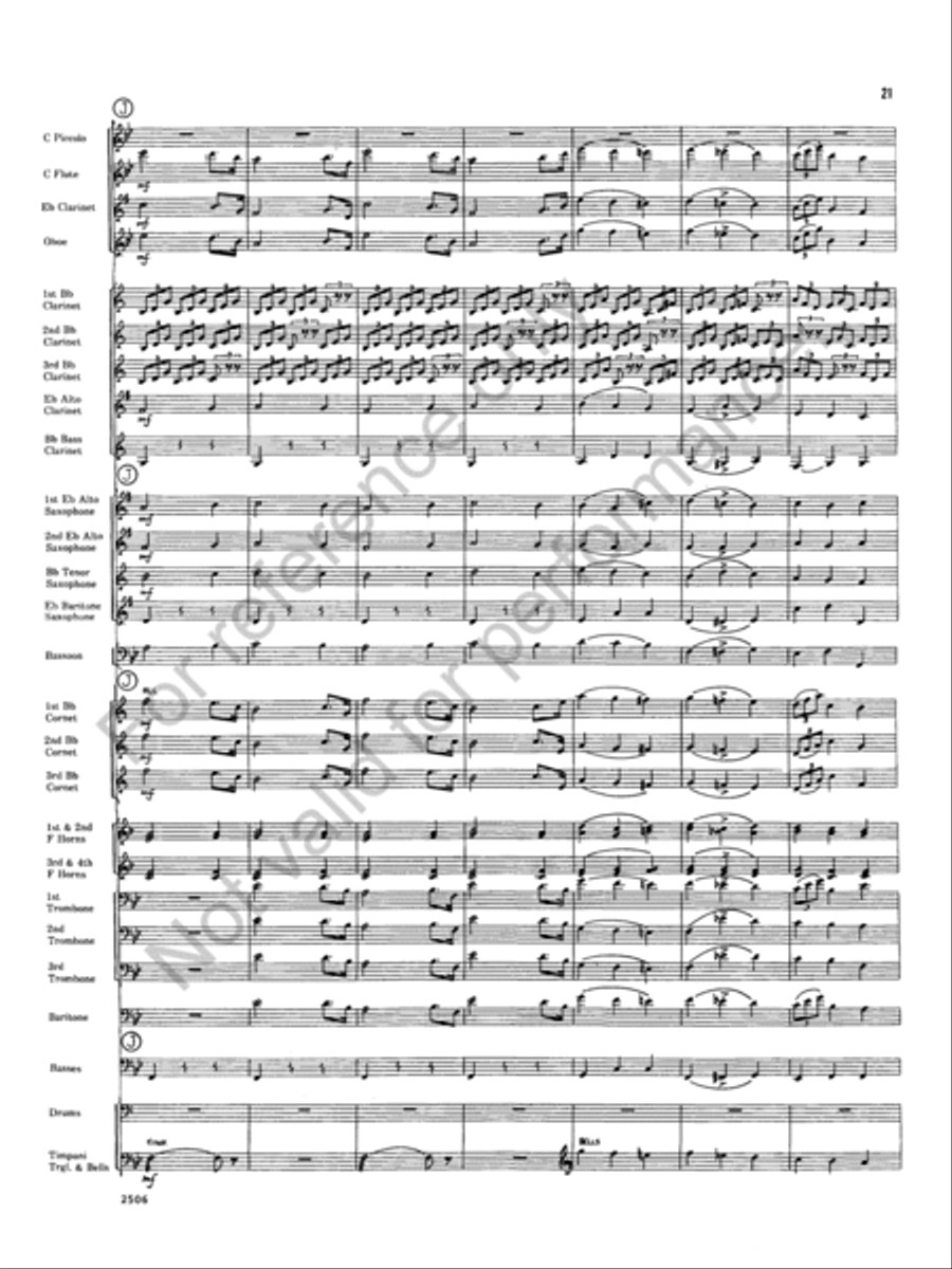 Armida Concert Band scores gallery preview page 21