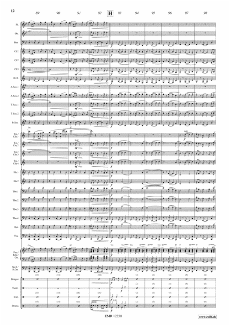 La Fiesta Se Calienta La Fiesta Se Calienta Concert Band scores gallery preview page 13