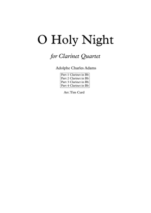 O Holy Night. For Clarinet Quartet