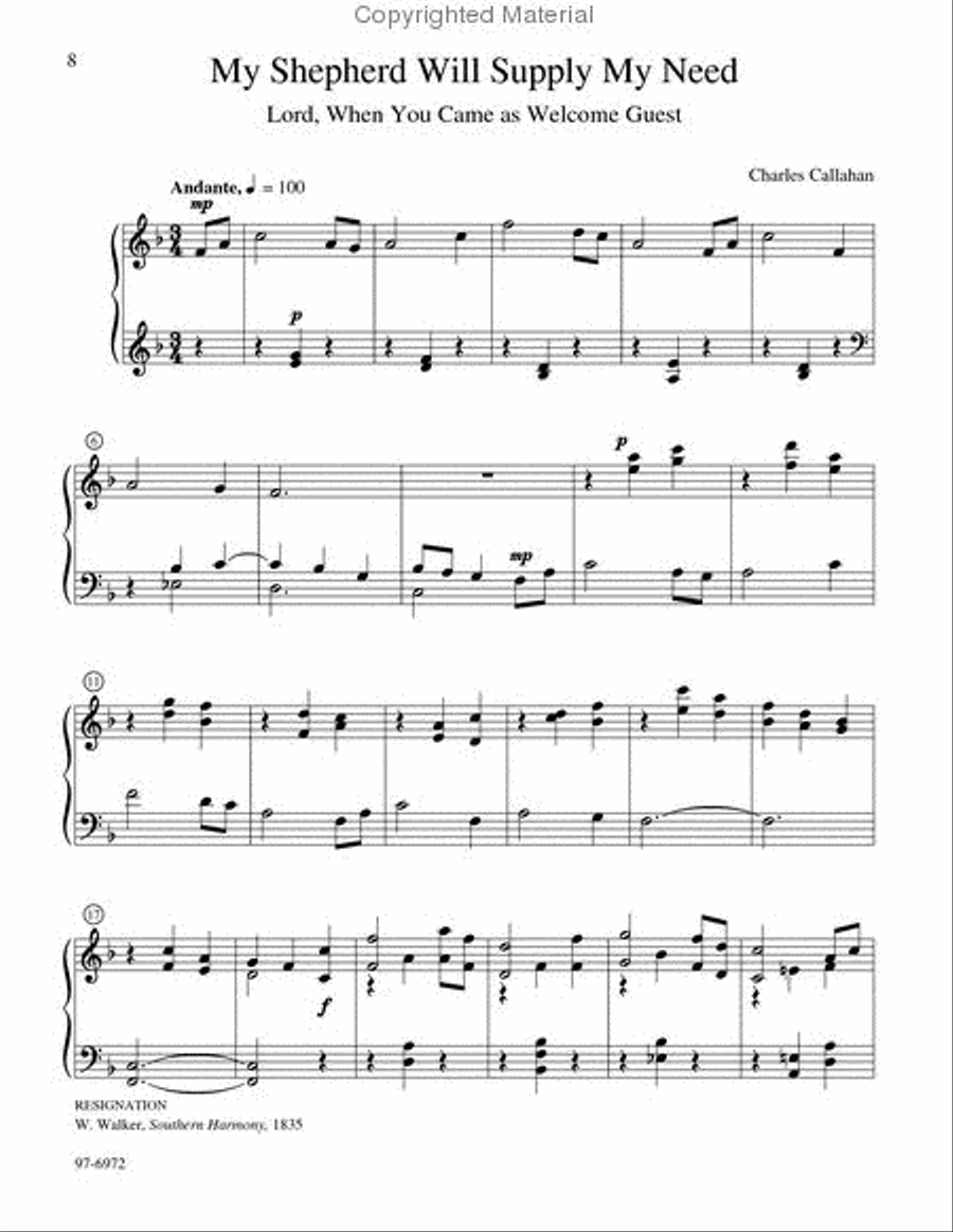 American Folk Hymn Suite Piano Solo scores gallery preview page 4