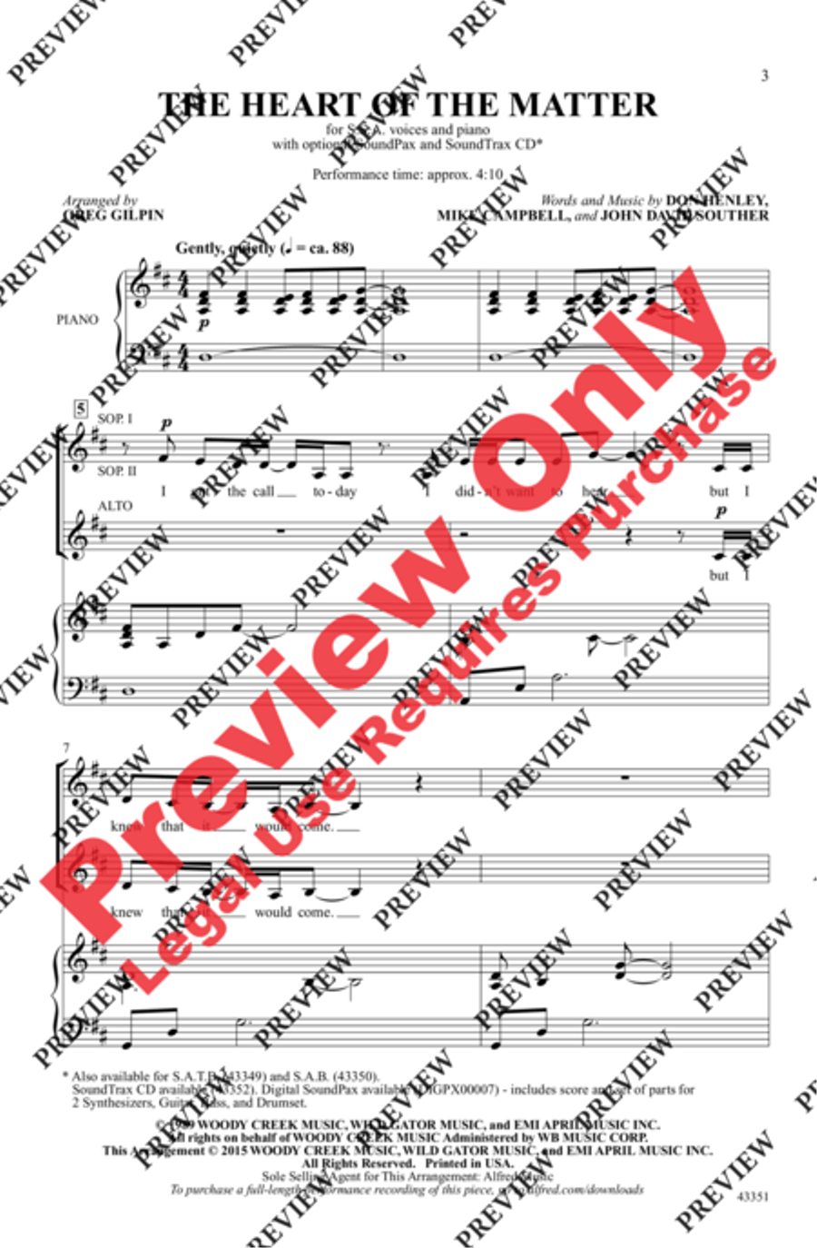 The Heart of the Matter Women's Choir scores gallery preview page 2