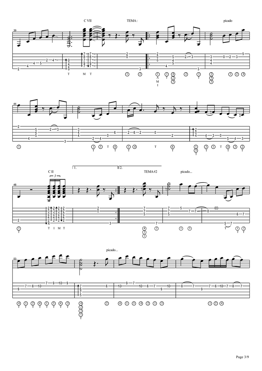 Vicente Amigo - De Mi Corazon Al Aire - 01 - De Mi Corazon Al Aire Electric Guitar scores gallery preview page 3
