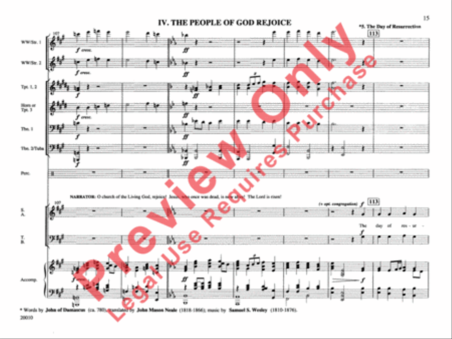 He Is Risen! Choir scores gallery preview page 16