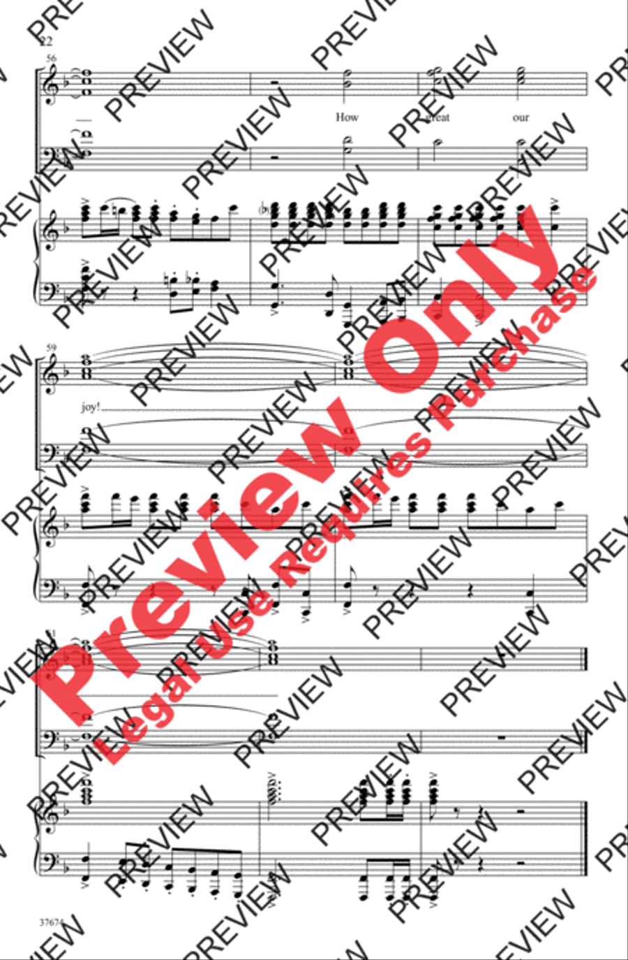 Festival of Carols 4-Part scores gallery preview page 22