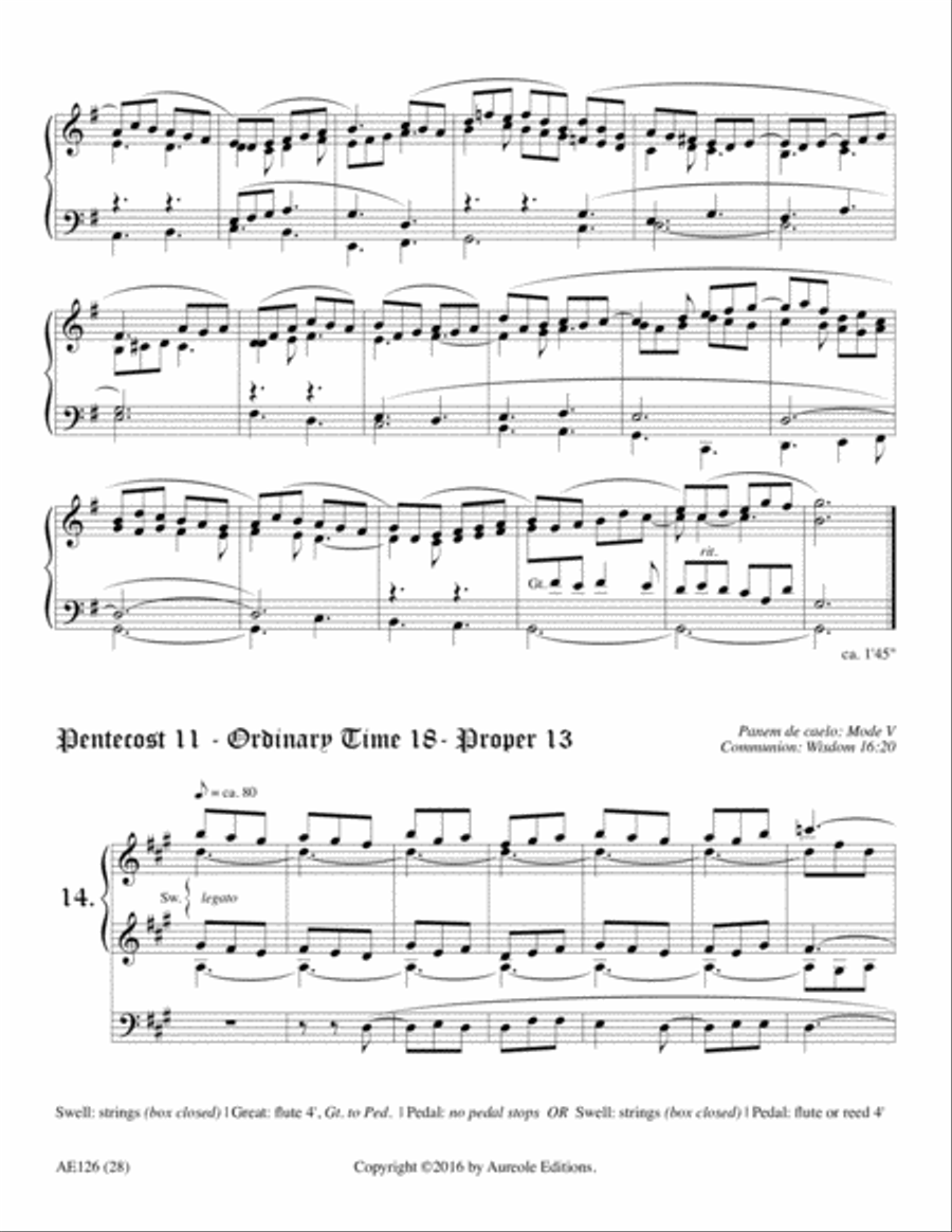 A Gregorian Liturgical Year for Organ, Volume 3 Organ scores gallery preview page 34
