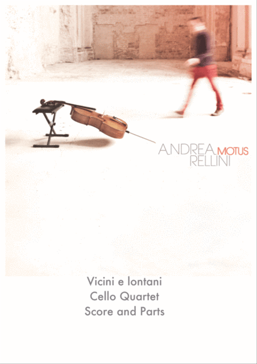 Vicini e lontani (Cello Quartet / Cello Quintet) String Quartet scores gallery preview page 1