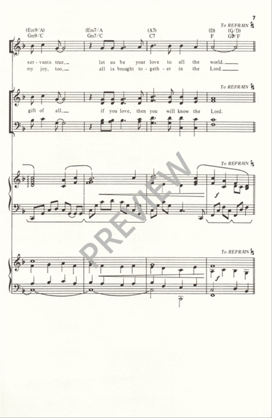 We Are Many Parts - Haugen 4-Part scores gallery preview page 7