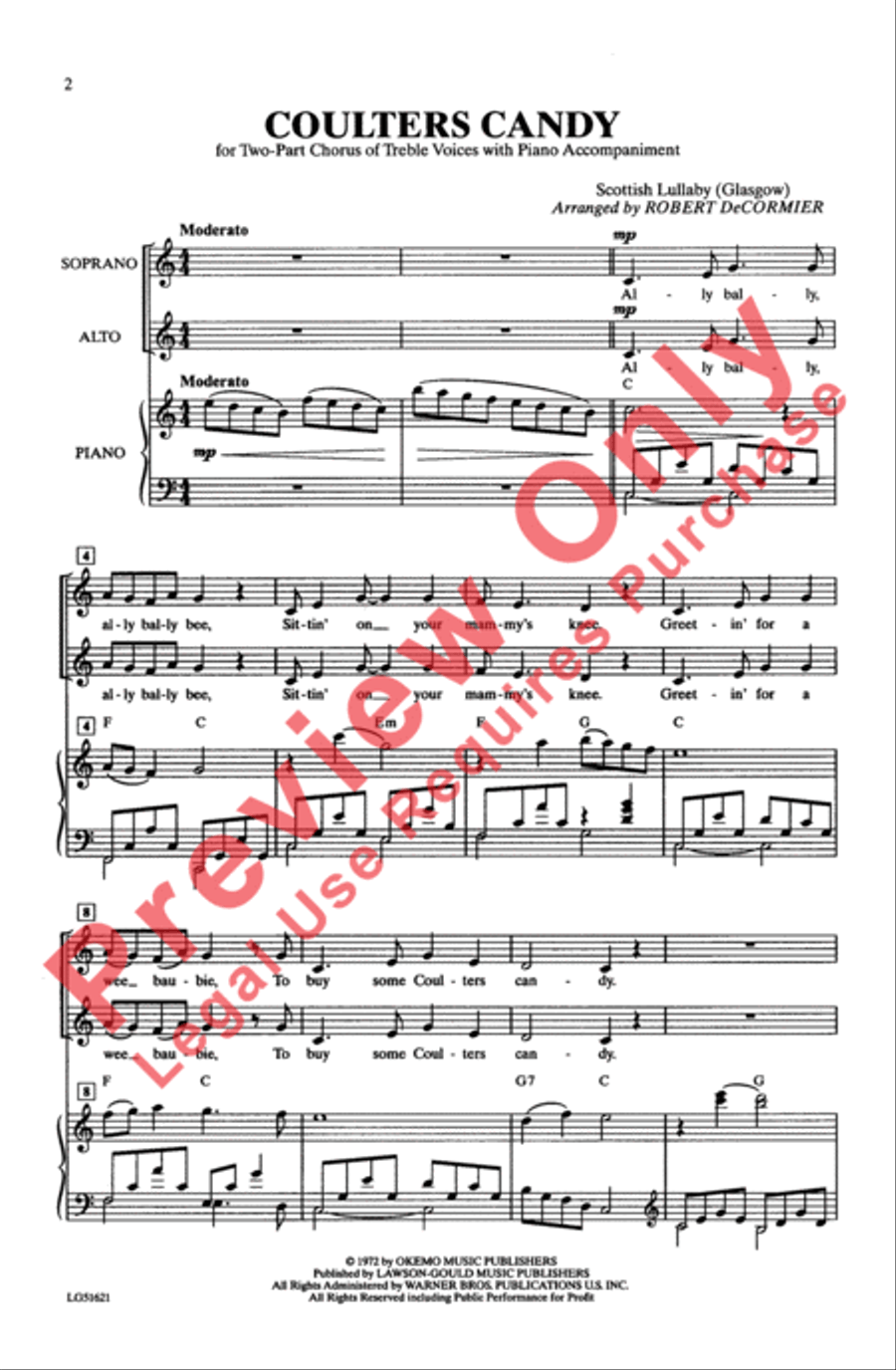 Coulters Candy 2-Part scores gallery preview page 2