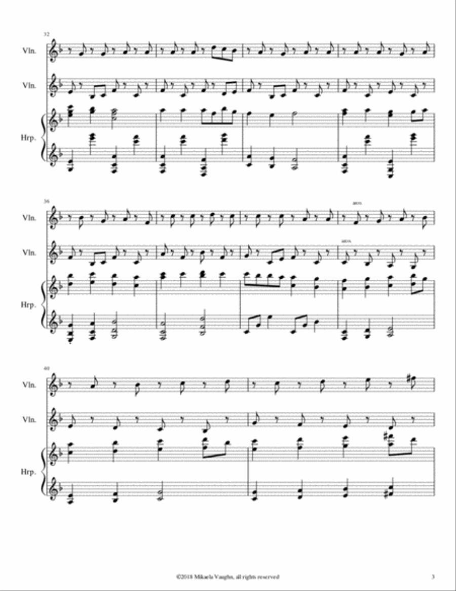 Take My Life and Let It Be Small Ensemble scores gallery preview page 3