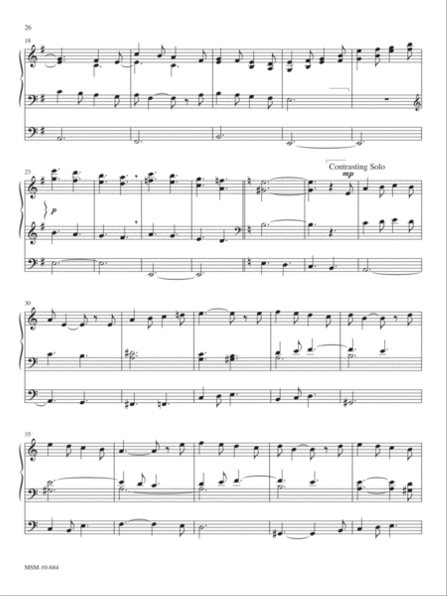 Pequé, Pequé, Dios Mío (O God of Love, Have Mercy) Organ scores gallery preview page 2