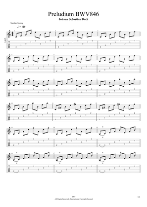 Prelude No. 1 in C Major, BWV 846