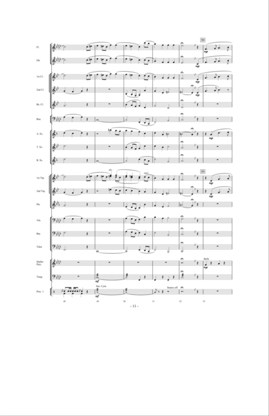 I'll Love My Love Concert Band scores gallery preview page 10