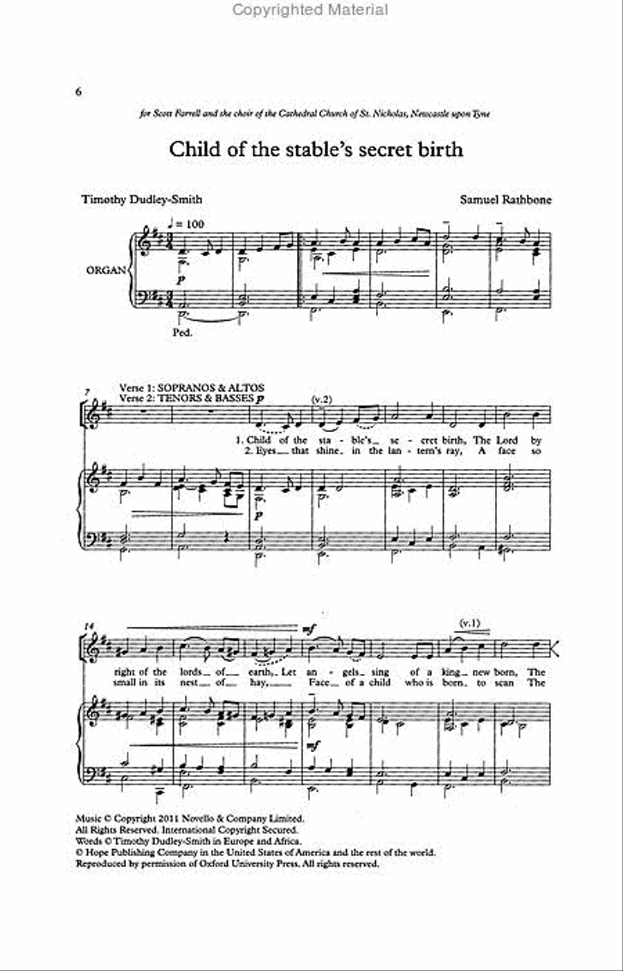 Noël! 3 4-Part scores gallery preview page 3