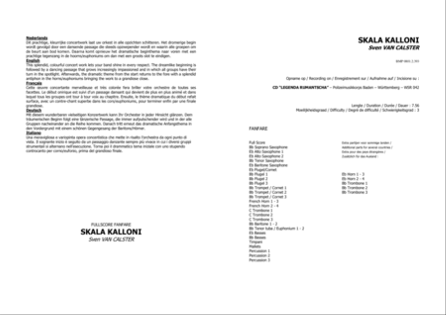 Skala Kalloni Fanfare Band scores gallery preview page 2