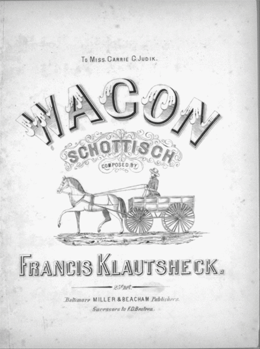Wagon Schottisch Piano Solo scores gallery preview page 1