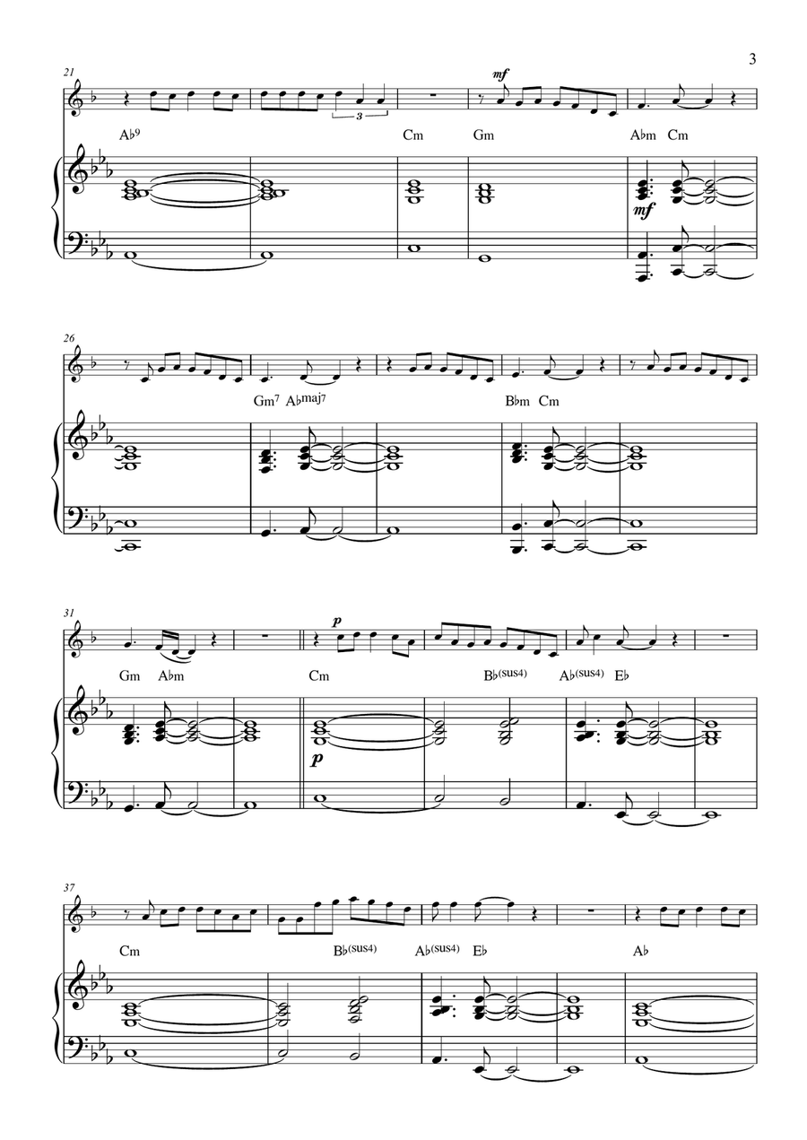 Bruises Clarinet Solo scores gallery preview page 3