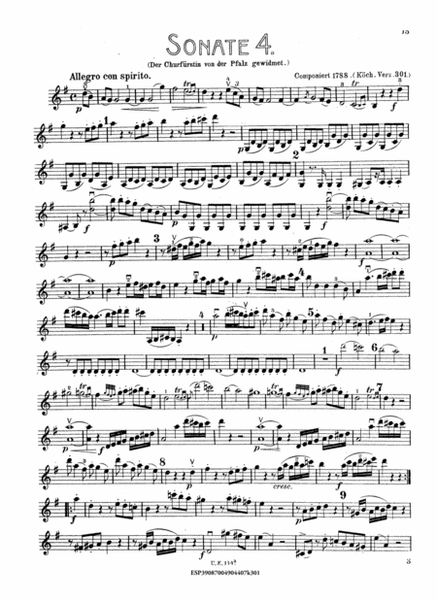 Sonata in G Major, K. 301