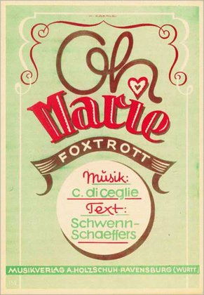 Oh Marie, Foxtrott