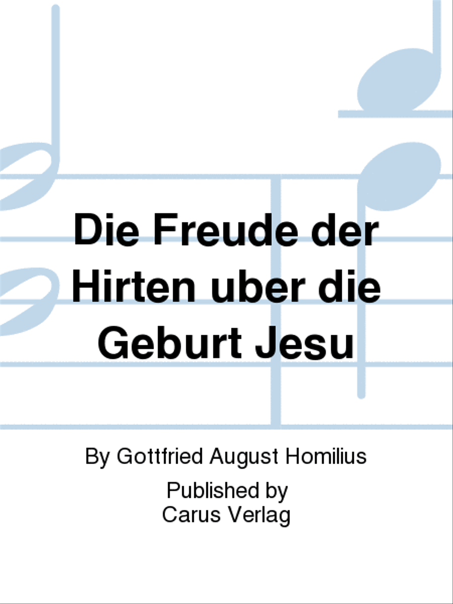 Die Freude der Hirten uber die Geburt Jesu Orchestra scores gallery preview page 1