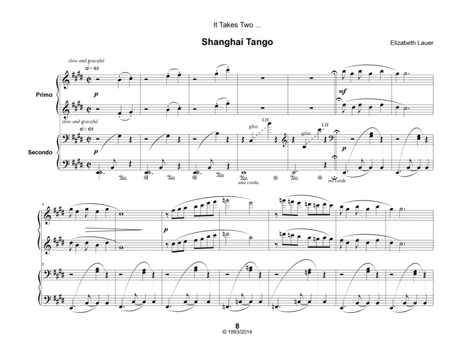 Shanghai Tango Shanghai Tango Set of Parts scores gallery preview page 1