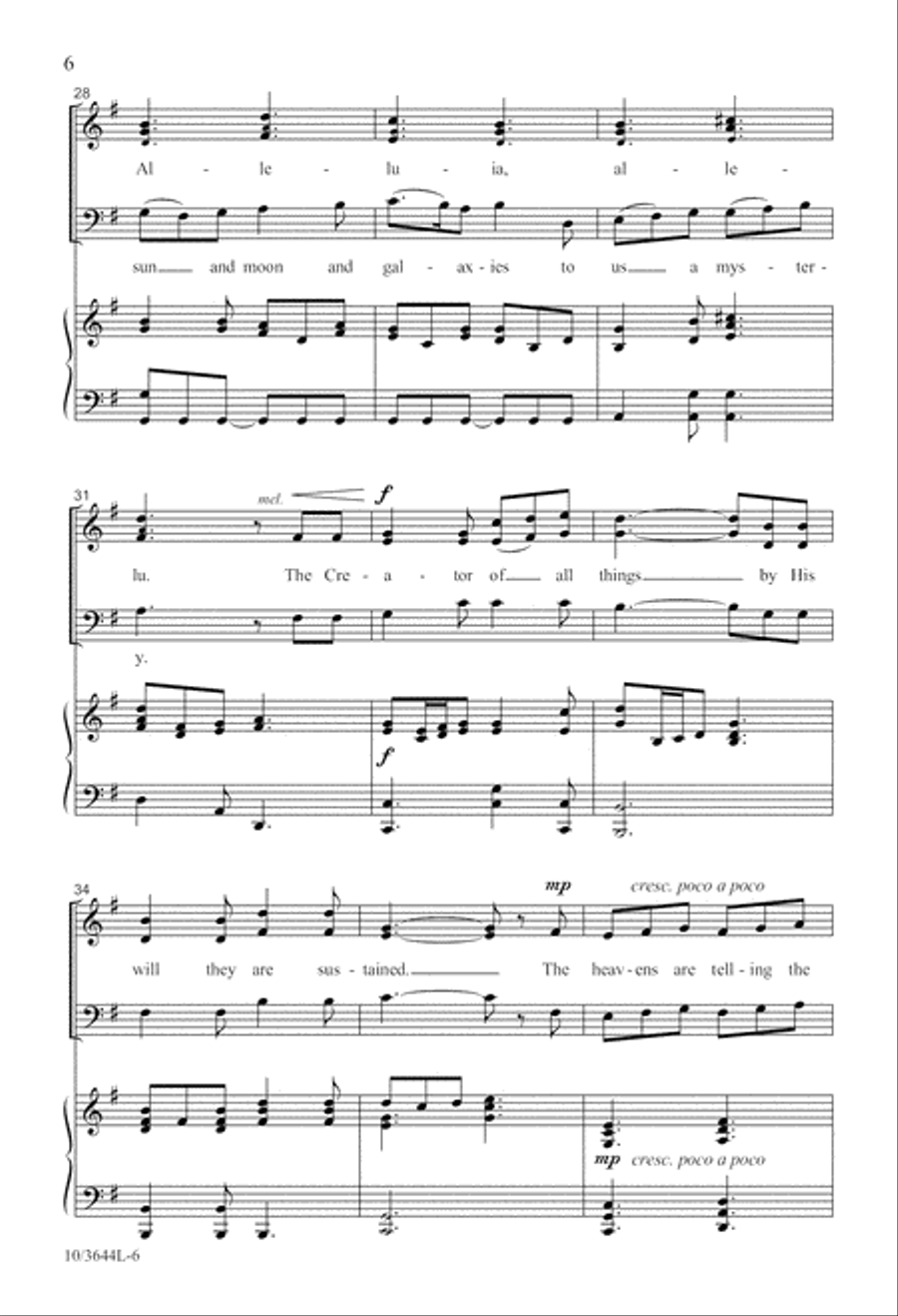 We Sing Glory to God! 3-Part scores gallery preview page 6