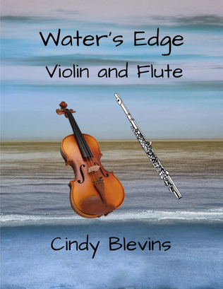 Book cover for Water's Edge, for Flute and Violin