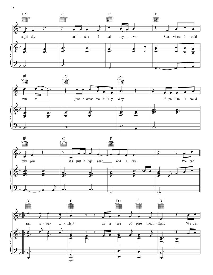 Neverland Neverland Piano, Vocal, Guitar scores gallery preview page 2