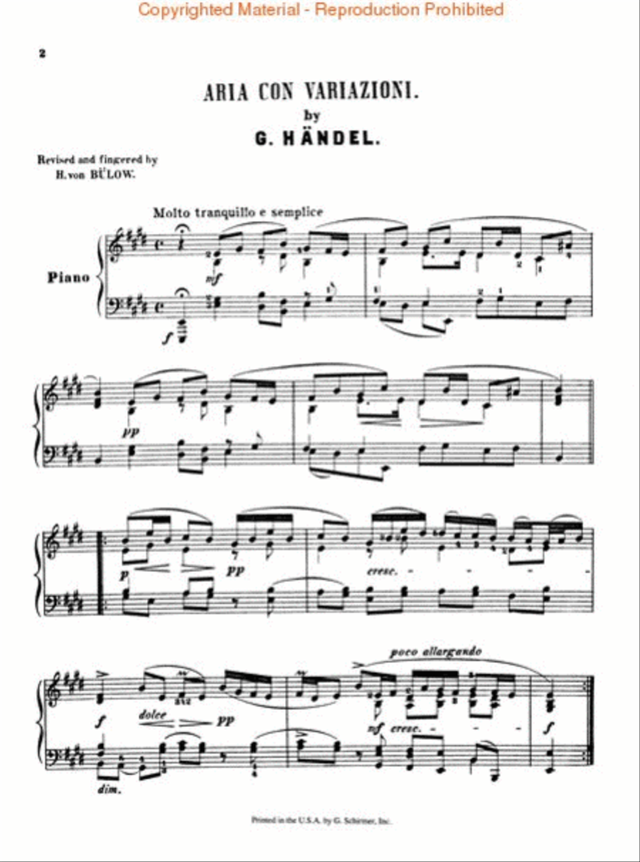Harmonious Blacksmith Piano Solo scores gallery preview page 2
