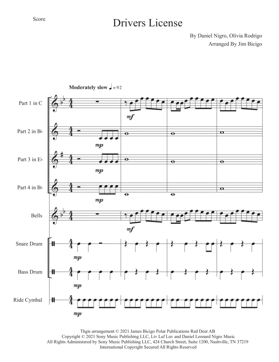 Drivers License Drivers License School and Community scores gallery preview page 1