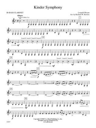 Kinder Symphony: B-flat Bass Clarinet