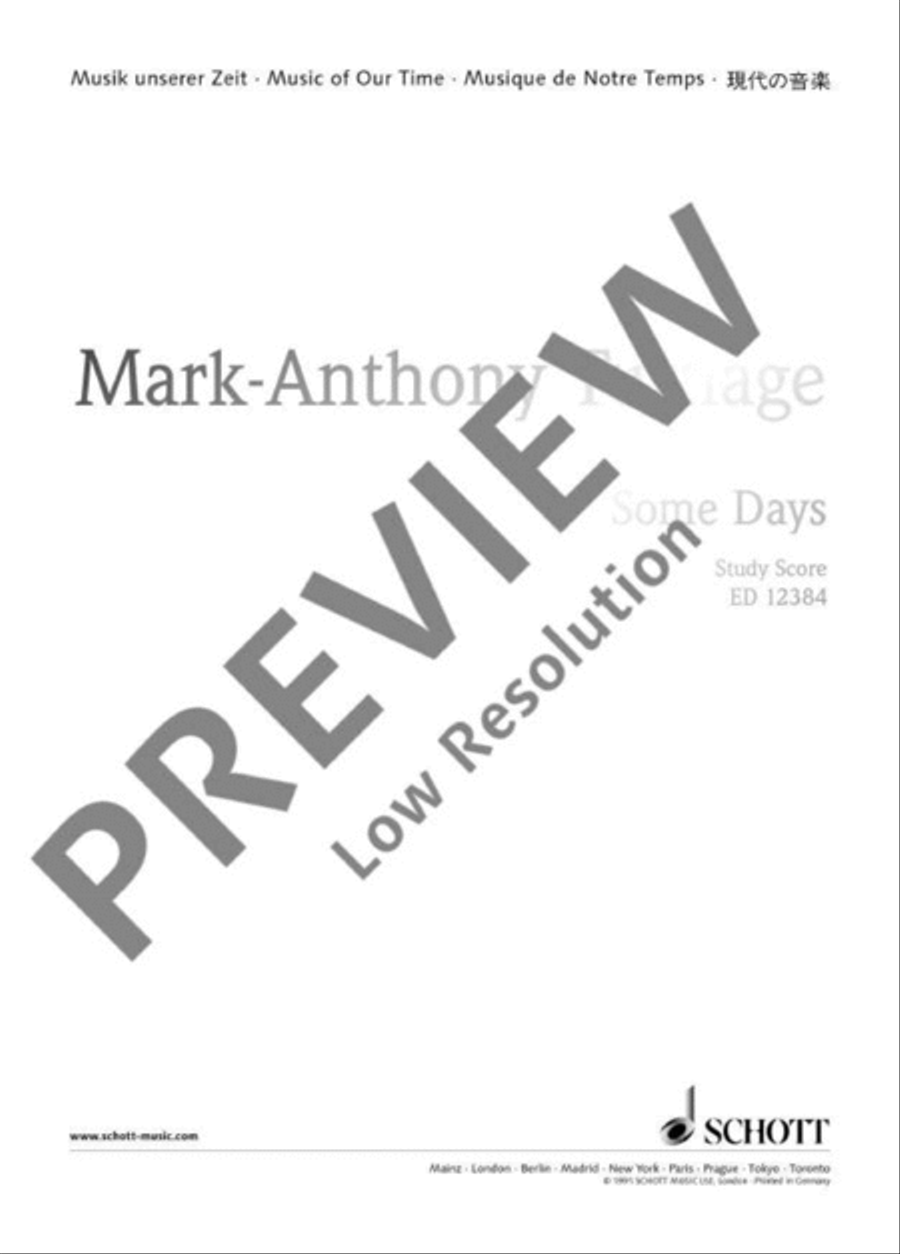Some Days Some Days Orchestra scores gallery preview page 2