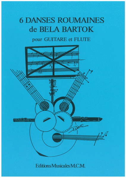 6 Romanian dances for flute and guitar by Bela Bartok