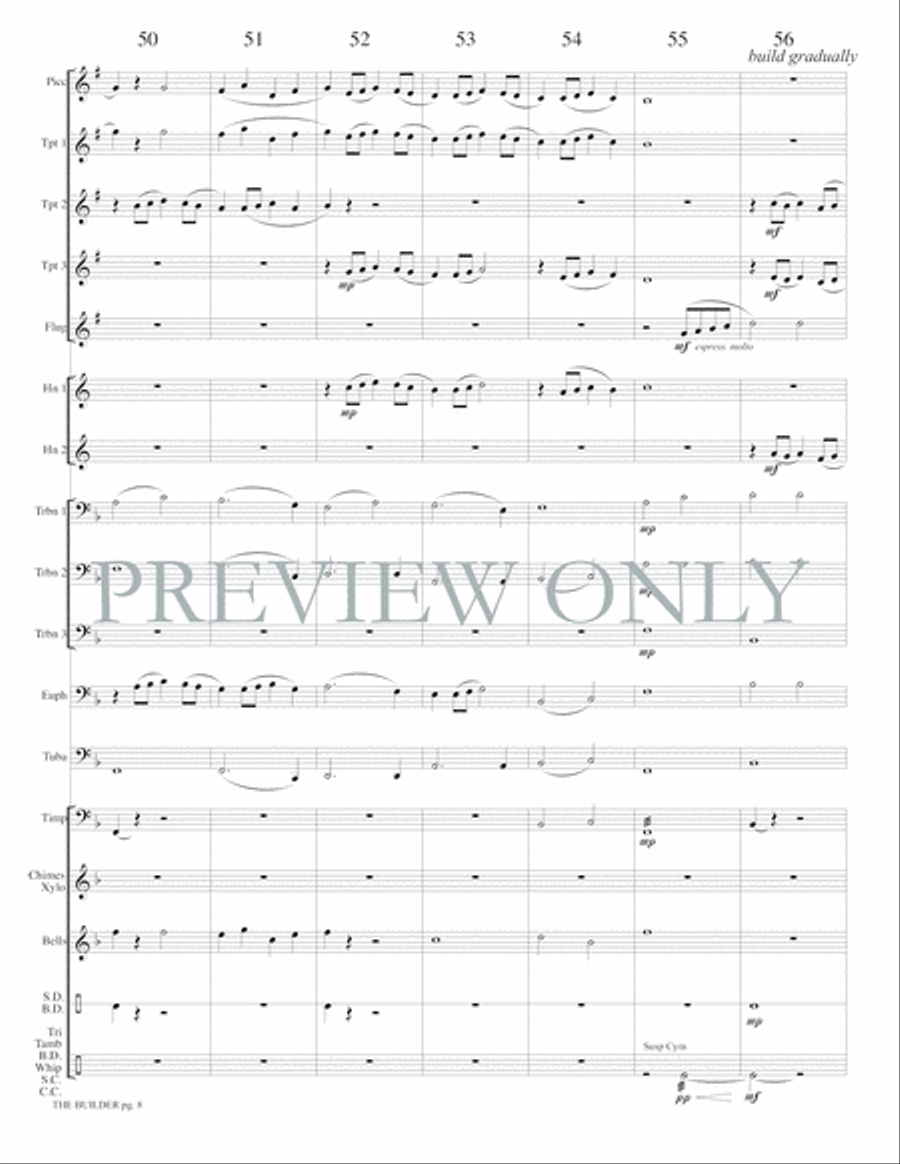 The Builder The Builder Small Ensemble scores gallery preview page 10