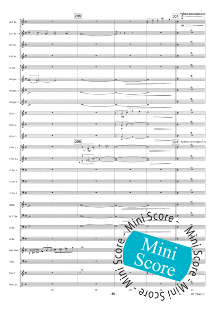 Aurora Fanfare Band scores gallery preview page 52
