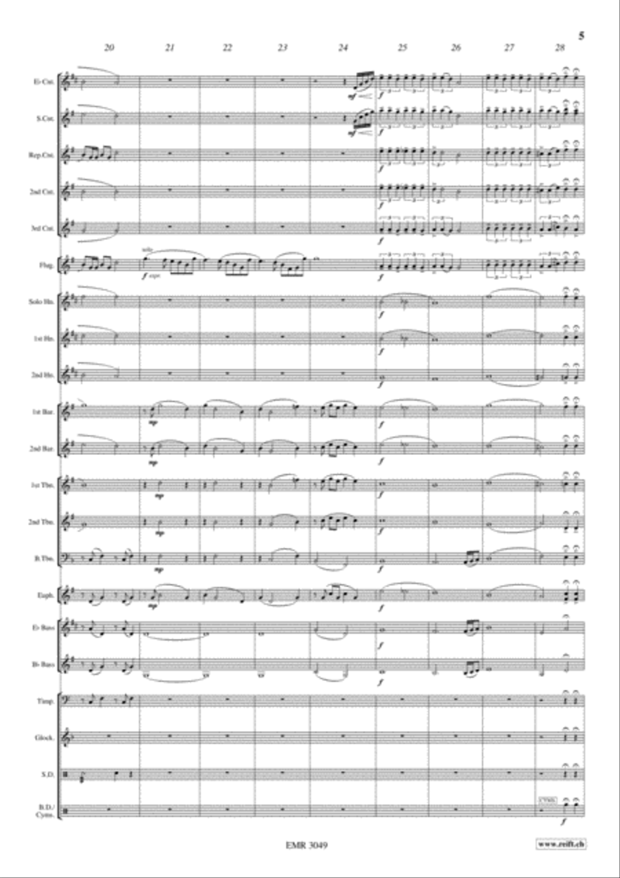 La Vie En Rose Brass Band scores gallery preview page 6