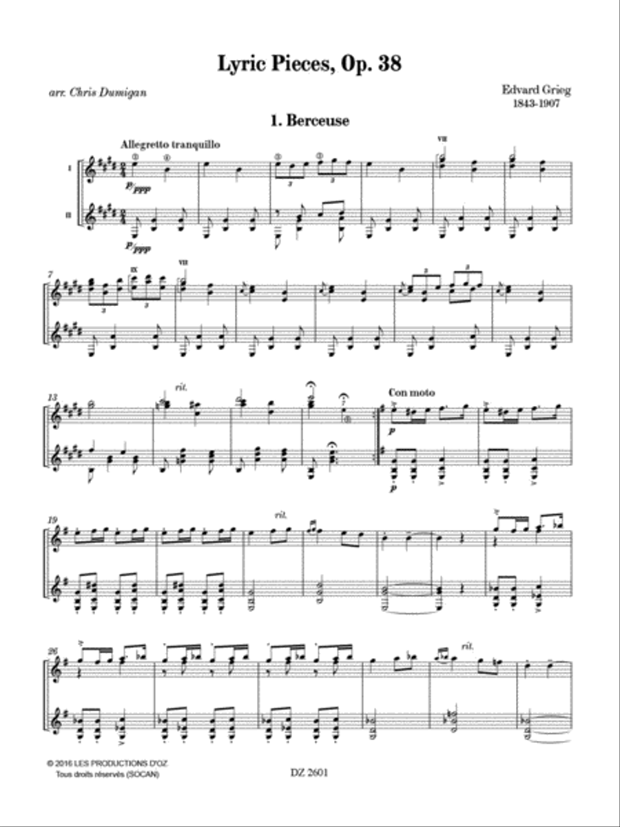 Boogie du jeudi / Calypso del Sol Guitar Ensemble scores gallery preview page 2