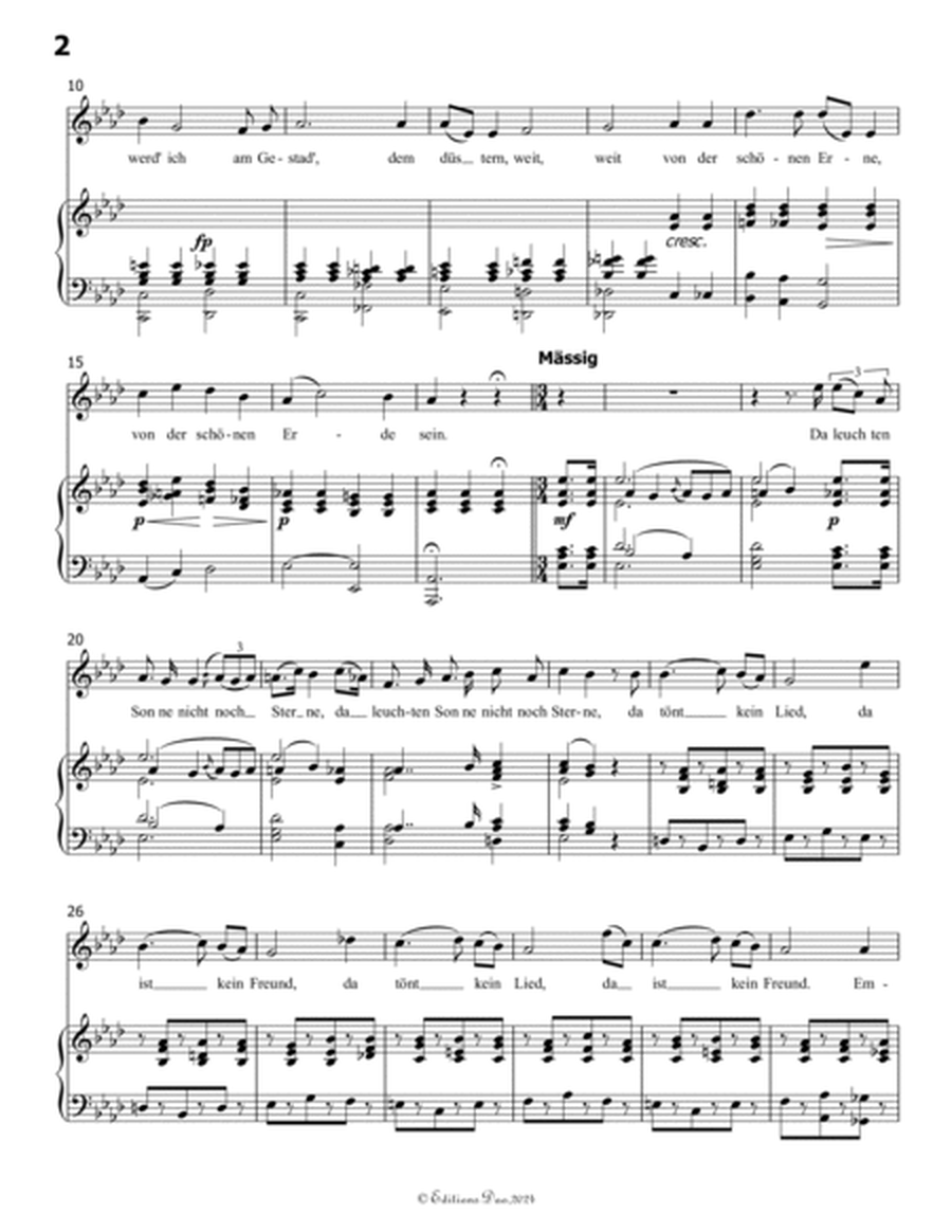 Fahrt zum Hades, by Schubert, D.526, in f minor