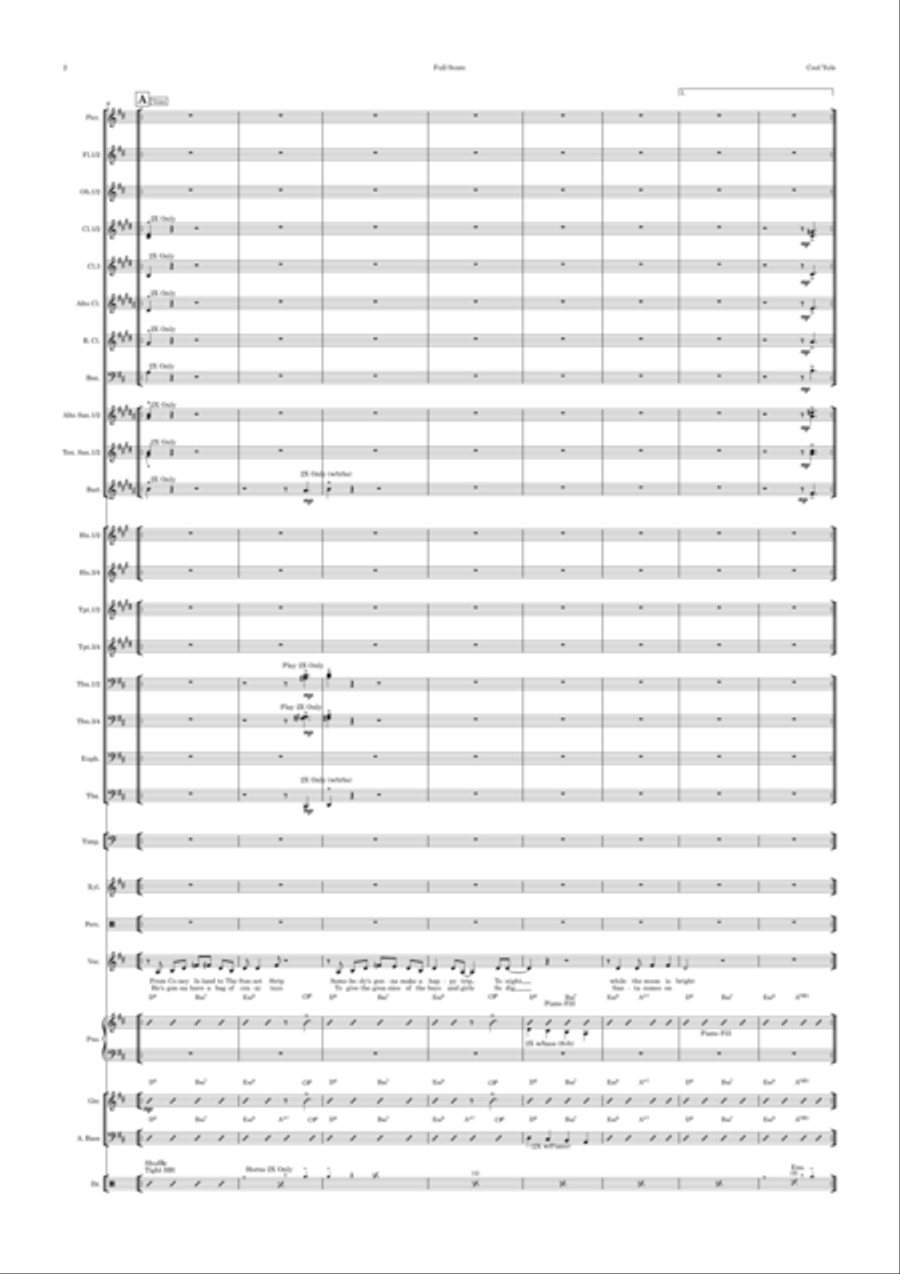 Cool Yule Concert Band scores gallery preview page 2
